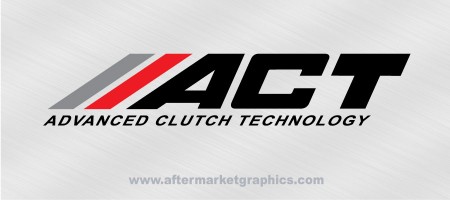 ACT Advanced Clutch Technology Decals 01 - Pair (2 pieces)
